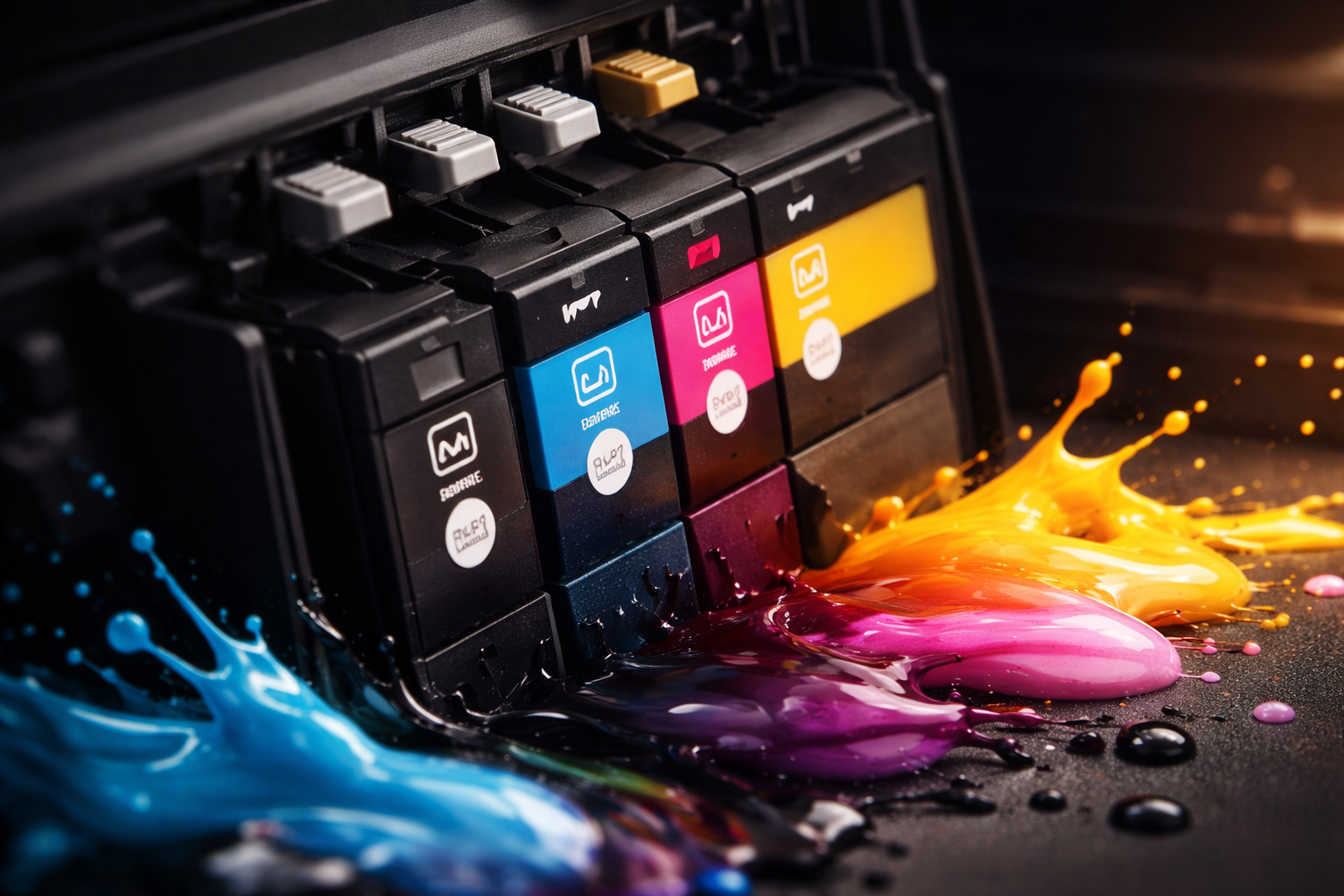 Background cartridge dan toner printer professional